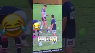 Brandon Smith is a comedy gold funny roosters nrl footy savannahgreigeTopgdogtt9uh [upl. by Nosemyaj732]