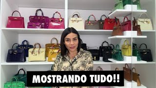 LIMPANDO TODAS AS MINHAS BOLSAS  JÓIAS HERMÉS BULGARI E CARTIER CLOSET COMPLETO [upl. by Anelaj]