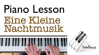 Eine Kleine Nachtmusik  Piano Lesson [upl. by Aggy]