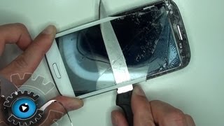 Samsung Galaxy S3 Glas Wechseln Tauschen unter 20€ Reparieren GermanDeutschHDHQGlass Repair [upl. by Sybyl]