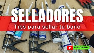 Selladores Tips para sellar la batea de la ducha [upl. by Ynar]