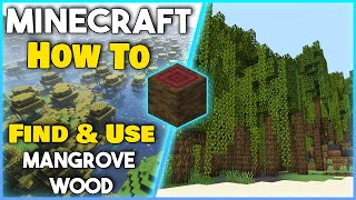 How to FIND and USE MANGROVE WOOD  Minecraft 119 Easy Tutorial [upl. by Ennoid329]