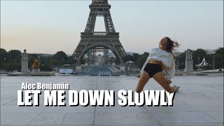 LET ME DOWN SLOWLY  Alec Benjamin  Contemporary choreography by Loriane CateloyRose in Paris [upl. by Towland]