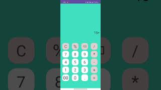 Calculator aap  Android studio  using java android java coding programming [upl. by Aikrehs451]