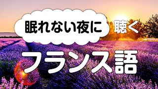 眠れない夜に聞き流すフランス語会話（日本語訳付き） [upl. by Ancalin]