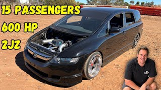 Honda Odyssey Rear wheel drive 4 seater  DRIFT VAN [upl. by Scheers]