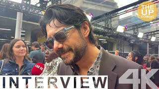 Álvaro Morte interview on The Wild Robot at London Film Festival 2024 [upl. by Anahsal42]