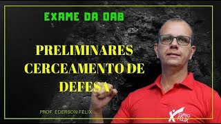 Preliminares  2ª fase OAB  Direito do Trabalho [upl. by Legyn]