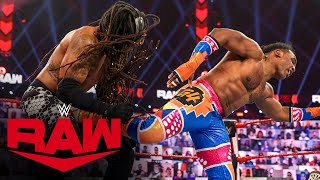 Xavier Woods vs MACE Raw Jan 18 2021 [upl. by Bjorn]