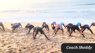 Coach Sheddys Beach Fit No Equipment workout5 [upl. by Noxas]