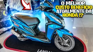 honda elite 2025 scooter a mais barata é econômica 55KML [upl. by Olin]