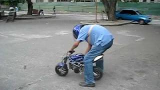 Testing Yamaha R1 Liquid Cooled Pocket Bike [upl. by Adekan]