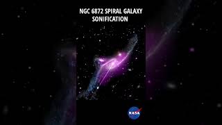 NASA Sonification of Spiral Galaxy NGC 6872 [upl. by Anoved596]