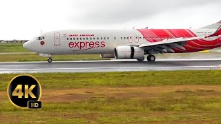 Air India Express B738 landing at Mangalore Airport [upl. by Llehsram]