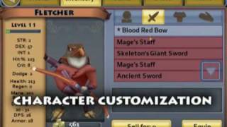 Pocket Legends iPhone MMO Features [upl. by Parette796]