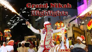 Hyderabads Grand Nikah Highlights Of Sohail l Mera Wala Dance Simmba Ranveer Singh Sara Ali Khan [upl. by Lovich]