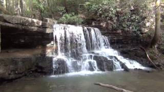 Laurel Run Park in Church Hill TN  A brief look at one of the three falls in the park [upl. by Leugar]