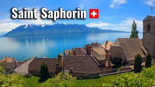 SaintSaphorin Switzerland 4K member of the most beautiful villages  EP01 [upl. by Eilrebma]