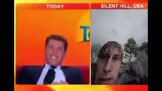 Reporter laughs at James Sunderland from Silent Hill 2 Remake on the news [upl. by Noirad]