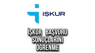 İşkur İş Başvurusu Sonuçları Öğrenmeİş Başvurusu Sonuçları Nasıl Öğrenilir [upl. by Suiramaj569]