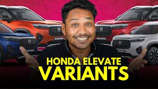 Honda Elevate Variants Explained in Hindi  SV V VX ZX Models Price and Features Wise Comparison [upl. by Ames]