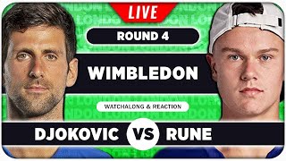 DJOKOVIC vs RUNE • Wimbledon 2024 • LIVE Tennis Talk Watchalong [upl. by Oicnedurp]