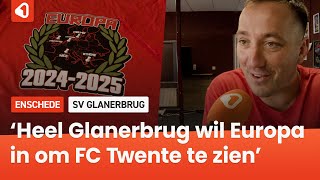 Leden van SV Glanerbrug klaar voor Europees avontuur FC Twente met eigen Europashirt [upl. by Anagrom]