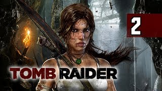 Tomb Raider Walkthrough  Part 2 Bow amp Arrow 2013 Lets Play Gameplay Commentary [upl. by Dalila]