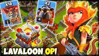 TH11 Queen Lavaloon Attack Strategy  Best Lavaloon Attack Strategy Th11 Clash Of Clans [upl. by Moshell]