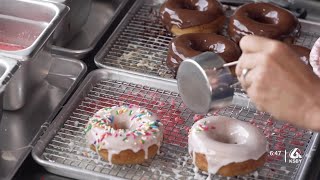 New donut shop opens up in Cayucos [upl. by Hanzelin]