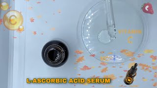 HOW TO MAKE 10 STABLE VITAMIN C LASCORBIC ACID SERUM WITH JUST 2 INGREDIENTS WITHOUT DOUBLE BOIL [upl. by Ziegler]