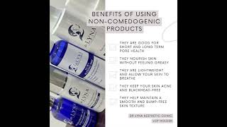 Benefits of Using NonComedogenic Products klinikdrlyna klinikprimernilampuri drlynaskincare [upl. by Lumbye]