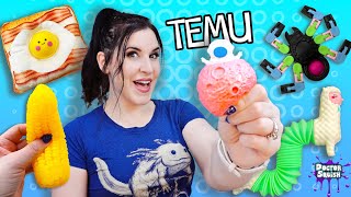 Temu Haul New Squishy And Fidget Review [upl. by Ielak]