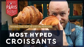 Paris Croissant Tour  Best Croissants Rated [upl. by Ginnifer]