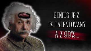 Tyhle Citáty Alberta Einsteina Bys Měl Slyšet Než Zestárneš  Motivační Video [upl. by Ahsienauq]