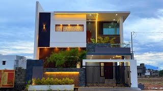 வீடு கட்டினா இப்படி கட்டுங்க😍🏡 அசத்தலான Architect Design 3BHK Duplex House with Stunning Interior [upl. by Junette]