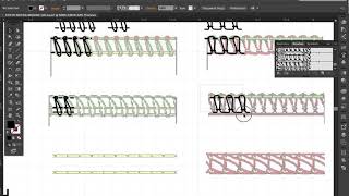 STITCH MATRIX 2NEEDLE 4 Thread Overedge [upl. by Ayahsal]