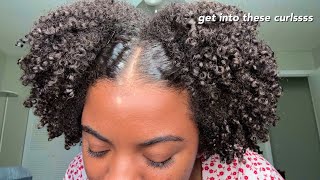 DETAILED Wash n Go Tutorial  Bringing my curls back to life pt 2  Natural Hair [upl. by Acissj]