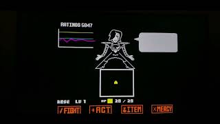 Fighting Mettaton EX pacifist route [upl. by Asp98]