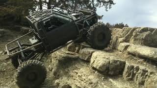 Mega Cummins 12 valve Cummins rock crawler Axletech 4000 Tuttle creek orv [upl. by Einohpets]