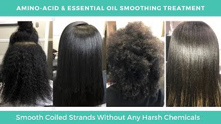 Smoothing Hair Treatment  Amino Acid Smoothing Treatment Smoothing Hair Treatment for Natural Hair [upl. by Asseral718]