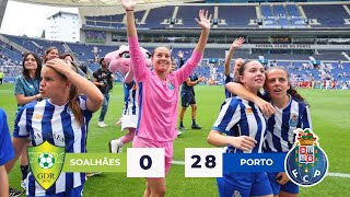 PORTO 28 x 0 SOALHÃES  RESUMO [upl. by Siraved241]