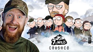 BODENLOSER HUMOR 😂😂  7 vs Wild Parodie Folge 1 Der Absturz  Fritz Meinecke reagiert [upl. by Odracer]