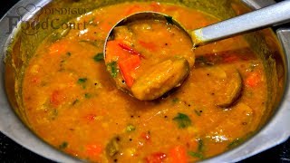 Sambar Recipe South Indian Sambar Brinjal Drumstick Sambar [upl. by Kopans591]