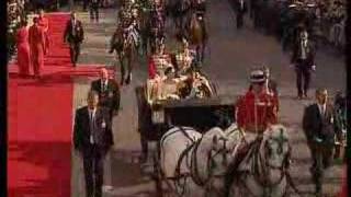 Frederik amp Mary of Denmarks Wedding Carriage Ride [upl. by Gwendolin]