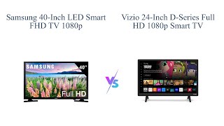 Samsung 40inch vs VIZIO 24inch Smart TV Comparison 🖥️🔍 [upl. by Jade83]