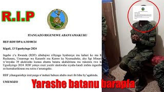 🚨UMUSIRIKARE WA RDF YARASHE ABATURAGE 5 BAHITA BAPFA [upl. by Jory]