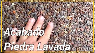 PIEDRA LAVADA COMO SE HACE  EXPOSED AGGREGATE CONCRETE [upl. by Aciretehs]