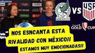 ESTADOS UNIDOS NOS ENCANTA ESTA RIVALIDAD VS MÉXICO MUY EMOCIONADAS MÉXICO VS USA GOLDCUP REACCIÓN [upl. by Brenk]