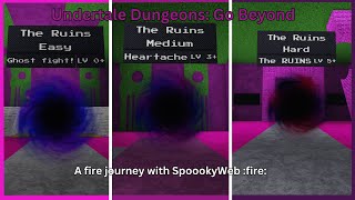 Undertale Dungeons Go Beyond  The Ruins Pretty fire [upl. by Sacci]